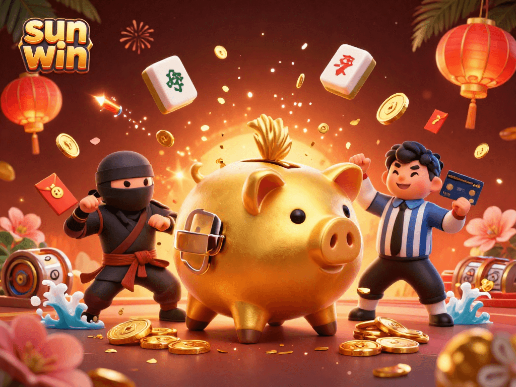 Experience the thrill of sun win with our vibrant 3D casino illustration bursting with energy.