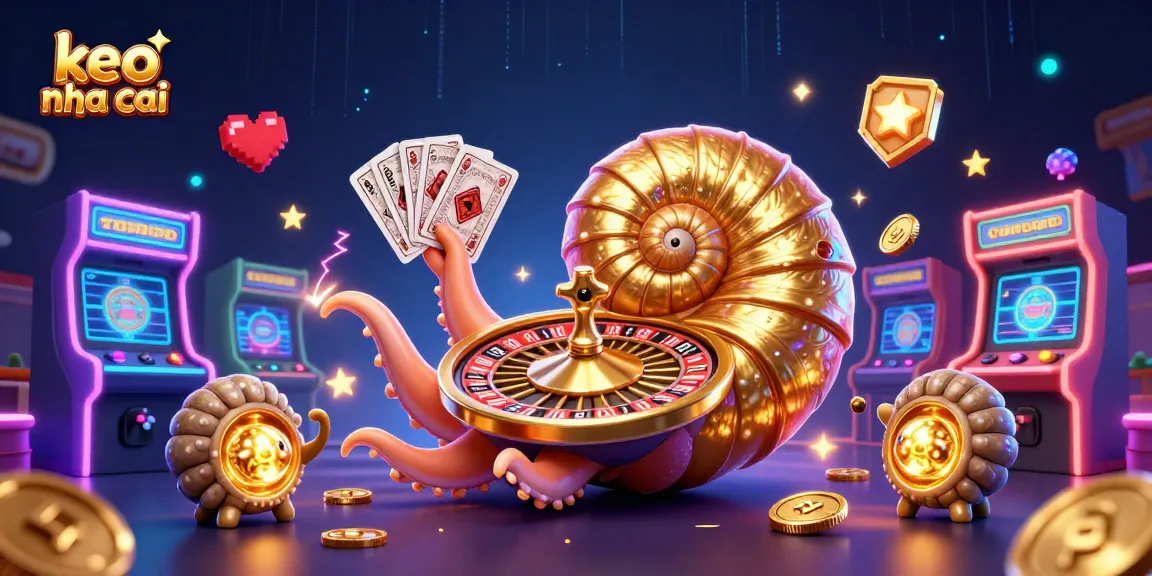 Engage with keo nha cai through this vibrant illustration featuring a dynamic casino scene.