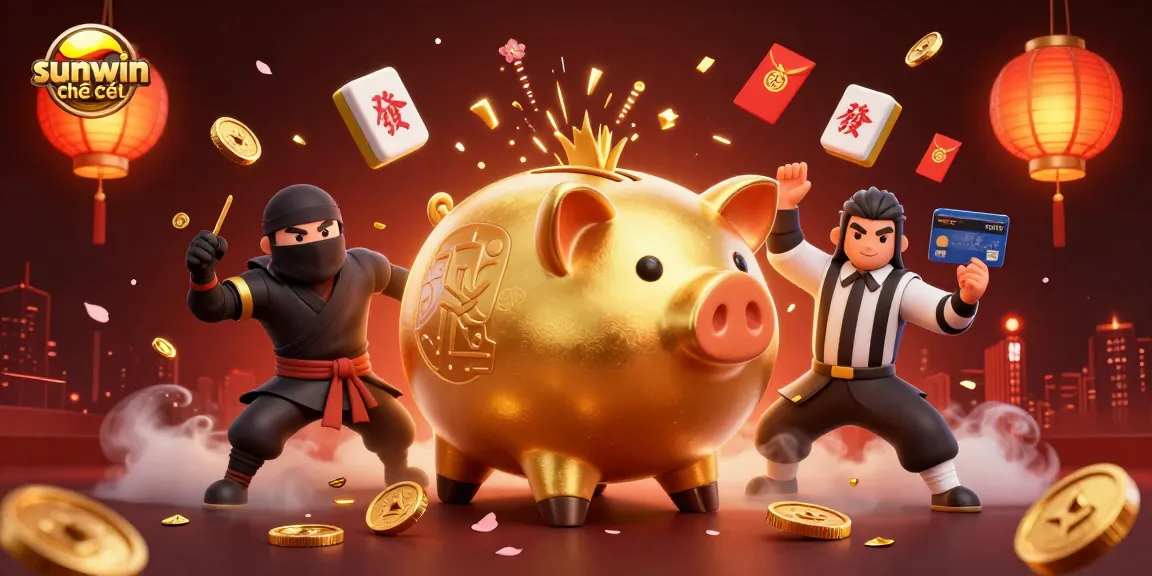 Experience thrilling action at sunwin chính thức with a dynamic casino showdown scene featuring vibrant characters and elements.