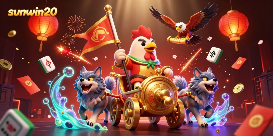 Experience thrilling gambling with sunwin20 in an ultra-detailed casino adventure scene.